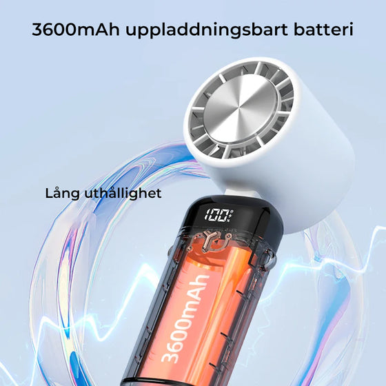 Bärbar elektrisk kallkompresskylfläkt