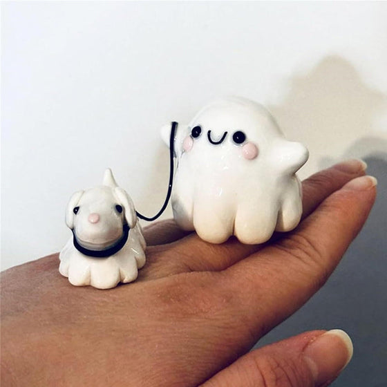 Ghost Leash Ornament
