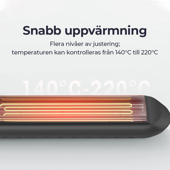 Elektrisk locktång med dubbel funktion för kall luft
