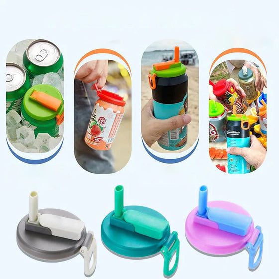 Sugrörslock för Läskburk