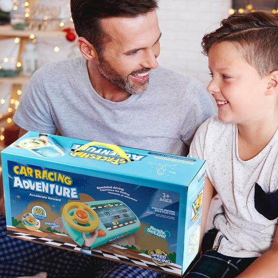 Pedagogisk ratt-simuleringsleksak