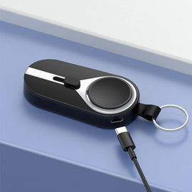 Nödladdare med nyckelring 2-i-1