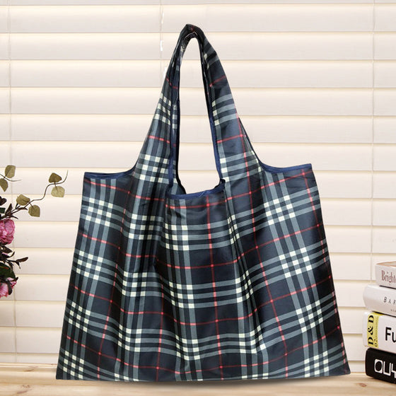 Hopfällbara, Bärbara Shoppingväska i Oxfordtyg