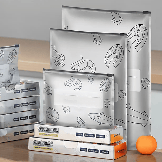 Aluminiumfolie Antibakteriell Förslutningspåse (10 st)