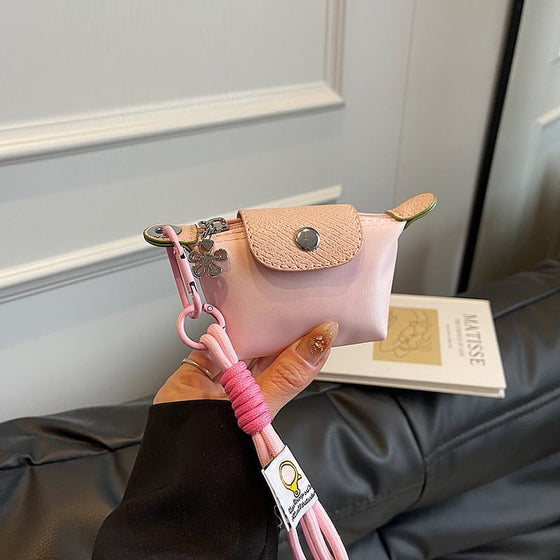 Mini Nylon Dumpling Myntväska