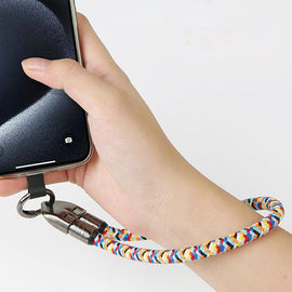 2-I-1 Snabbladdnings Datakabel & Nackrem För Telefon