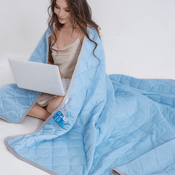 Sommartäcke med glasskänsla