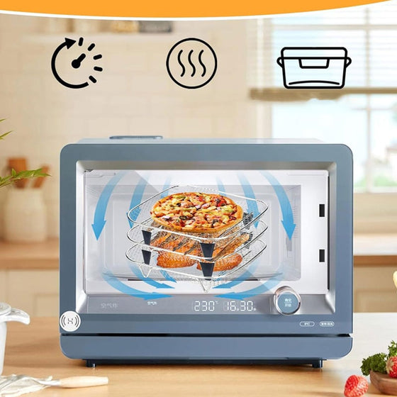 3-lagers stapelbart luftfryserack