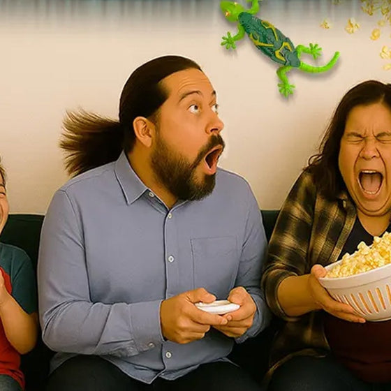 Infraröd Väggkrypande Ödla Leksak