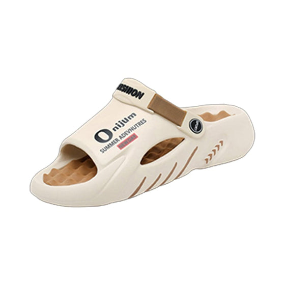 Sommarslip-on sandaler med halkskydd