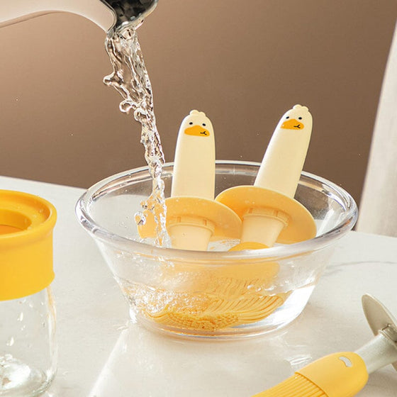 Oljedispenser med borste för grill