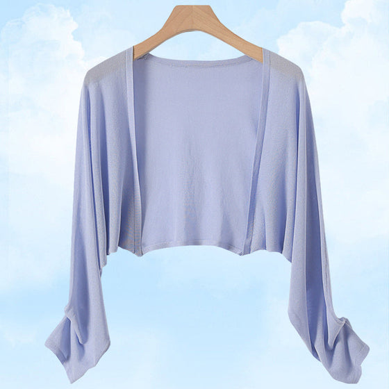 Håll dig sval och snygg solstickad kofta