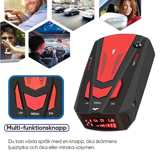 Fordonshastighetsradardetektor