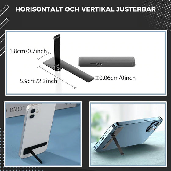 Ultratunn invisible minitelefonhållare