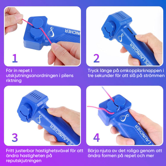 Uppladdningsbar repkastare