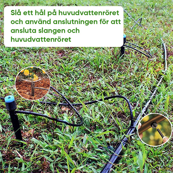 Trädgårdsbevattningsset