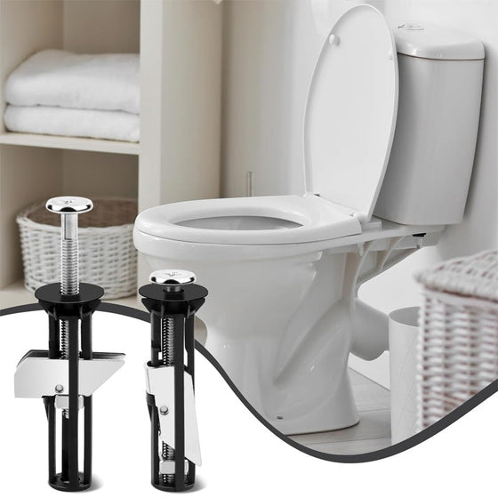 Toalettlockets fästskruvar