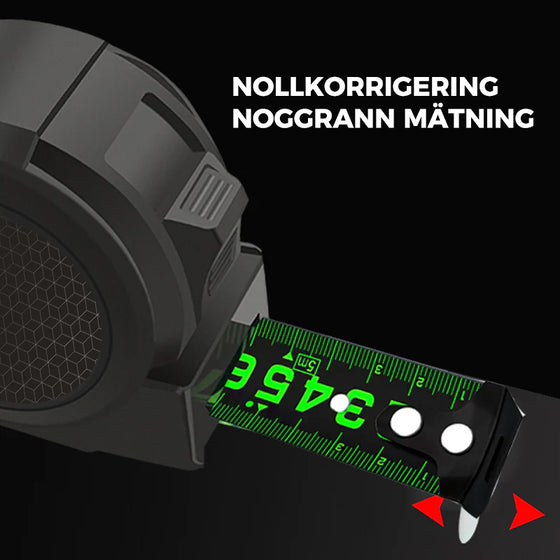 Mätband av fluorescerande stål