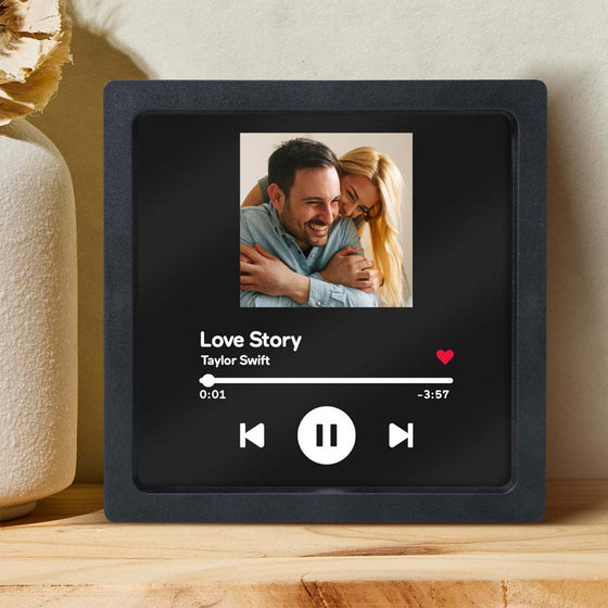 Album kylskåpsklistermärken - Dekorativ musik ram  foton för par