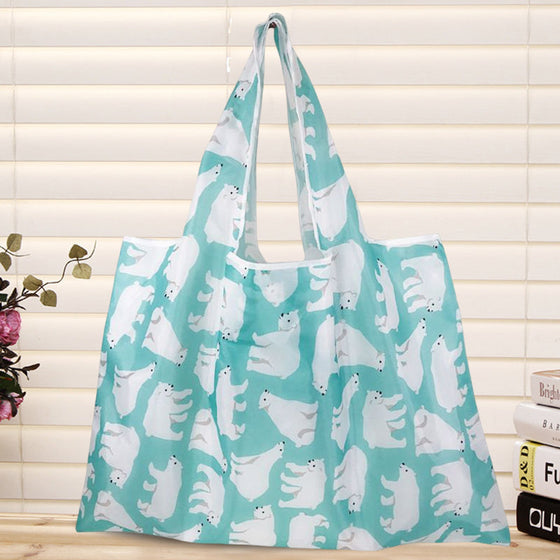 Hopfällbara, Bärbara Shoppingväska i Oxfordtyg