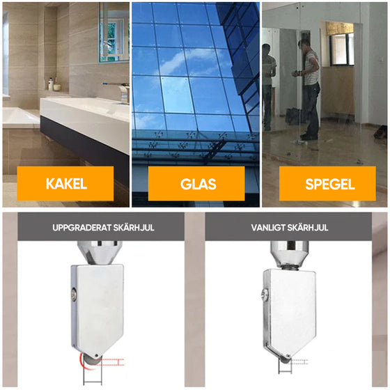 Glas kakel skärningskniv