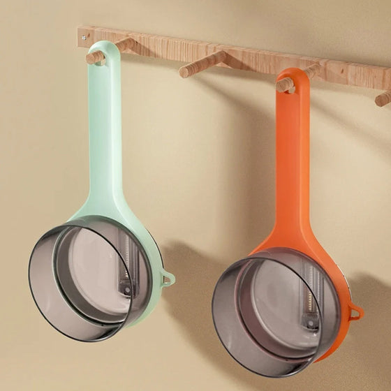 Grönsaksskalare med förvaringslåda