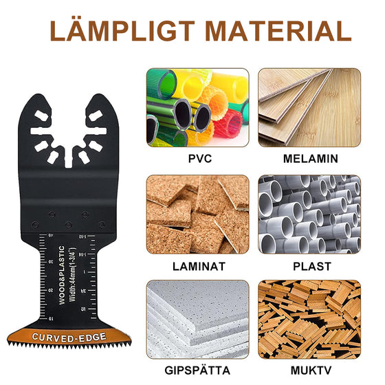 Skärsblad för Oscillerande verktyg med böjd kant (20 st)