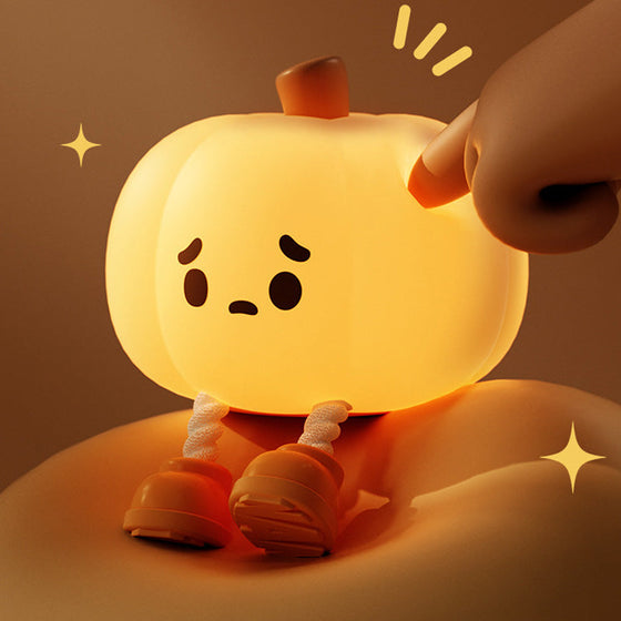 👻Halloween stressreducerande pumpa nattlampa