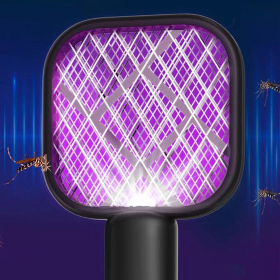 Elektrisk myggsmällare rackett myggavvisare