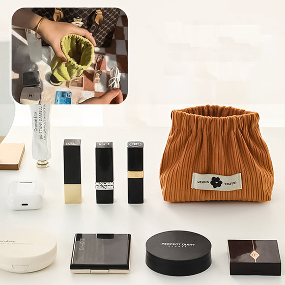 Organisatör för elastiska hårsnoddar i corduroy