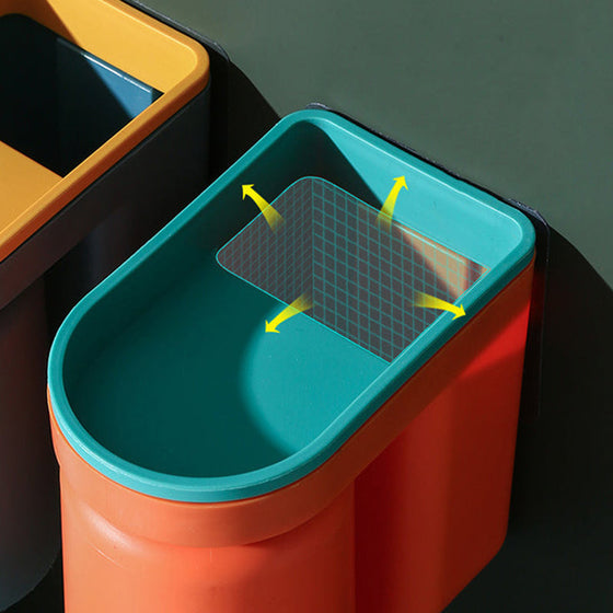 Tandborsthållare med klistermärke