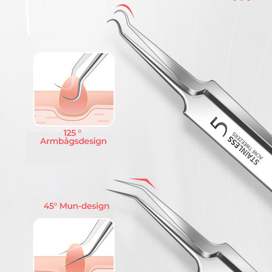 Professionella pincett för borttagning av pormaskar i ansiktet