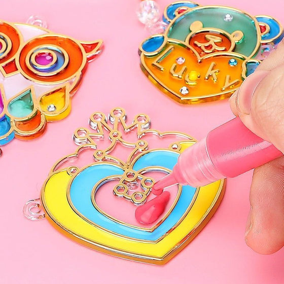 Gör-det-själv kristallmålning konst och hantverksset