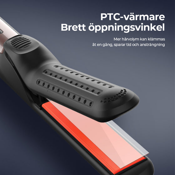 Elektrisk locktång med dubbel funktion för kall luft