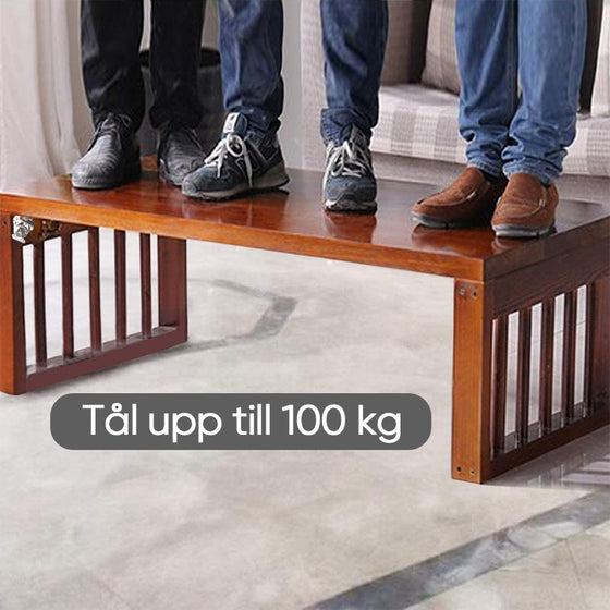 Fällbart bordsbensgångjärn