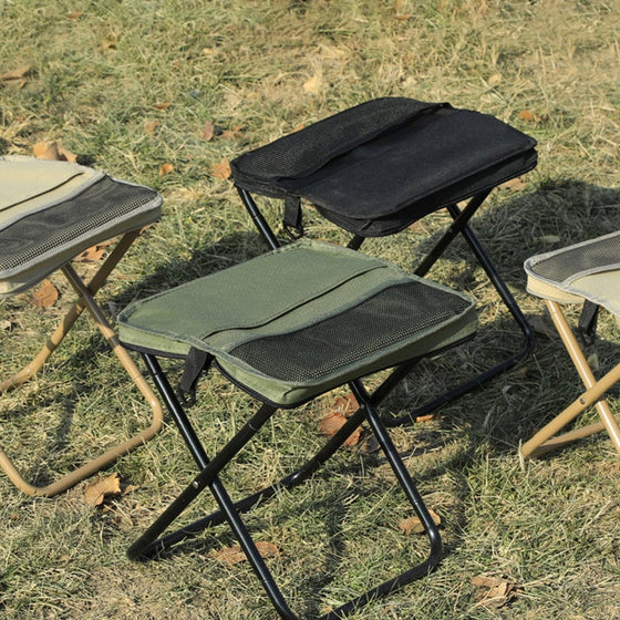 Bärbar pallstol för bergsklättring och vandring