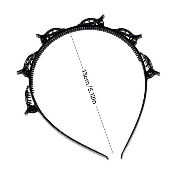 Hårband med Luggklämma
