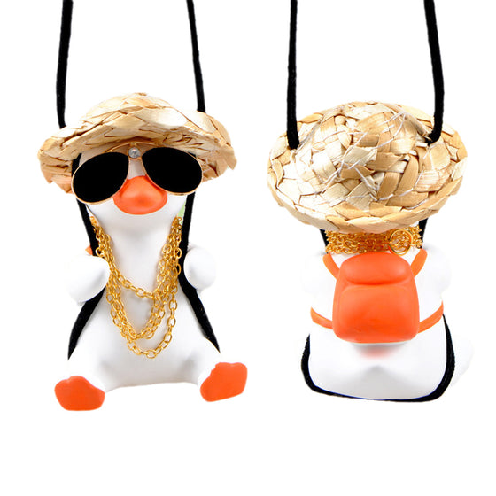 Instrumentbräda svängande anka hängande prydnad