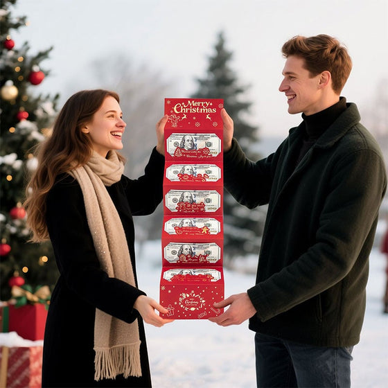 Hopfällbart Julkuvert Med 6 Fack