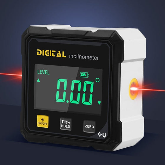 Storskärms Digital Lutningsmätare Med Dubbel Laser