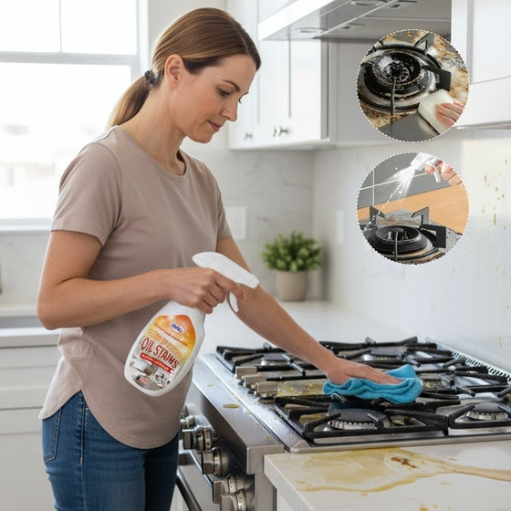 Kraftig köksavfettningsskumrengöring