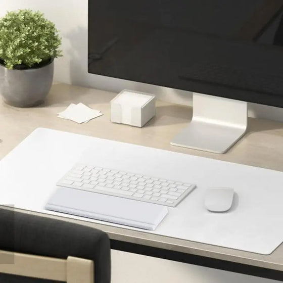 Handledsstöd för tangentbord med förvaringslåda för skrivbordsavdelning