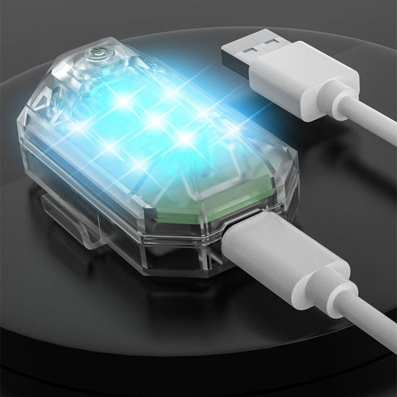 LED-strobelys för motorcyklar och cyklar