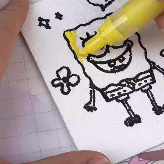 Ritpapper med skumtextur