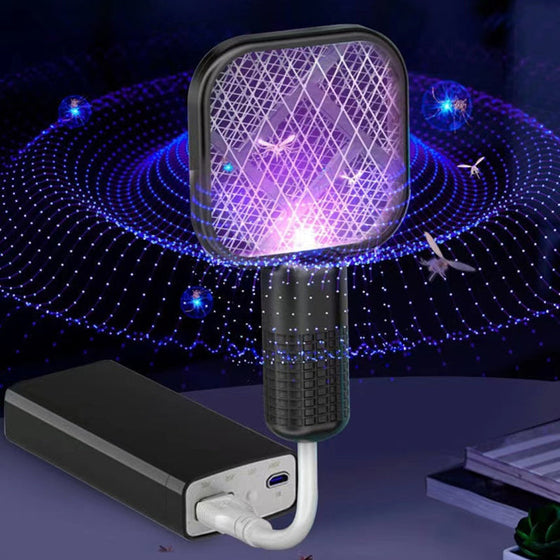 Elektrisk myggsmällare rackett myggavvisare