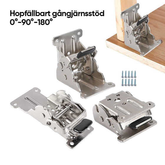 Fällbart bordsbensgångjärn