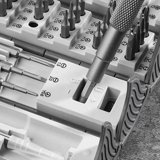 128-i-1 precisionsskruvmejsel-sats