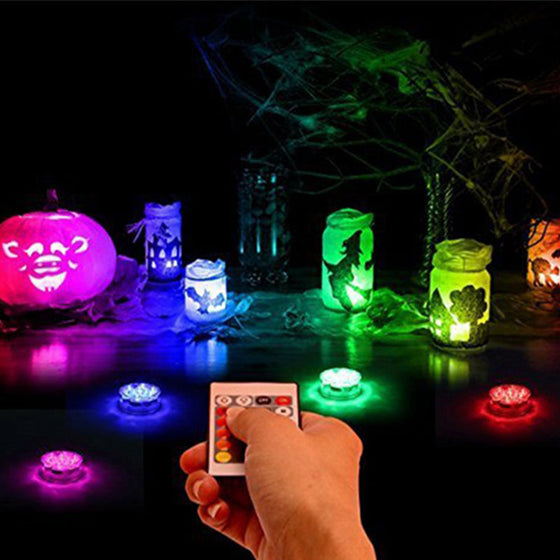 Fjärrstyrd poolundervattenslampa