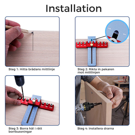 Hålslagare för lådhandtag