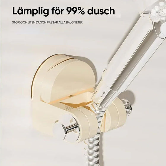 Integrerad sugkoppduschställning